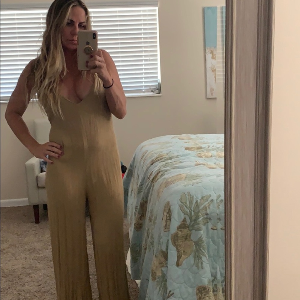 Tan/camel jumpsuit